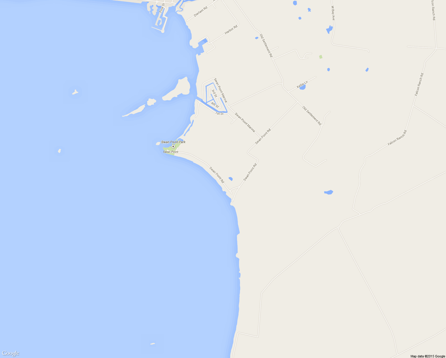 map of restaurants, bars, coffee shops, grocery stores, and more near 1240 Swan Point Road in Seadrift