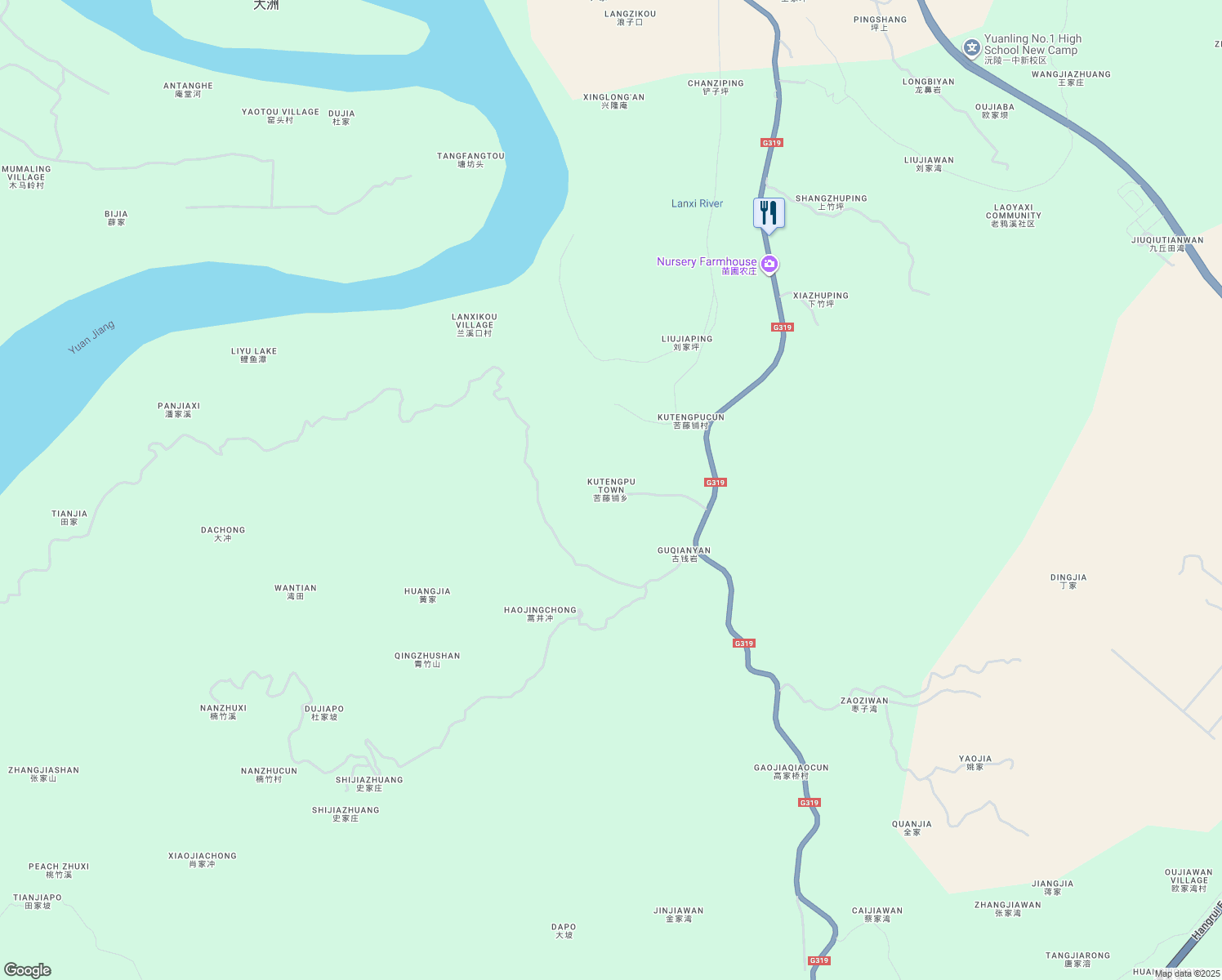map of restaurants, bars, coffee shops, grocery stores, and more near in Huaihua