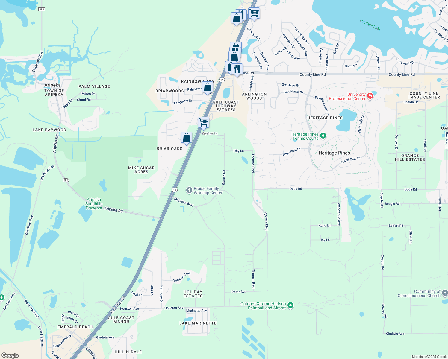 Branch Road, Hudson FL Walk Score