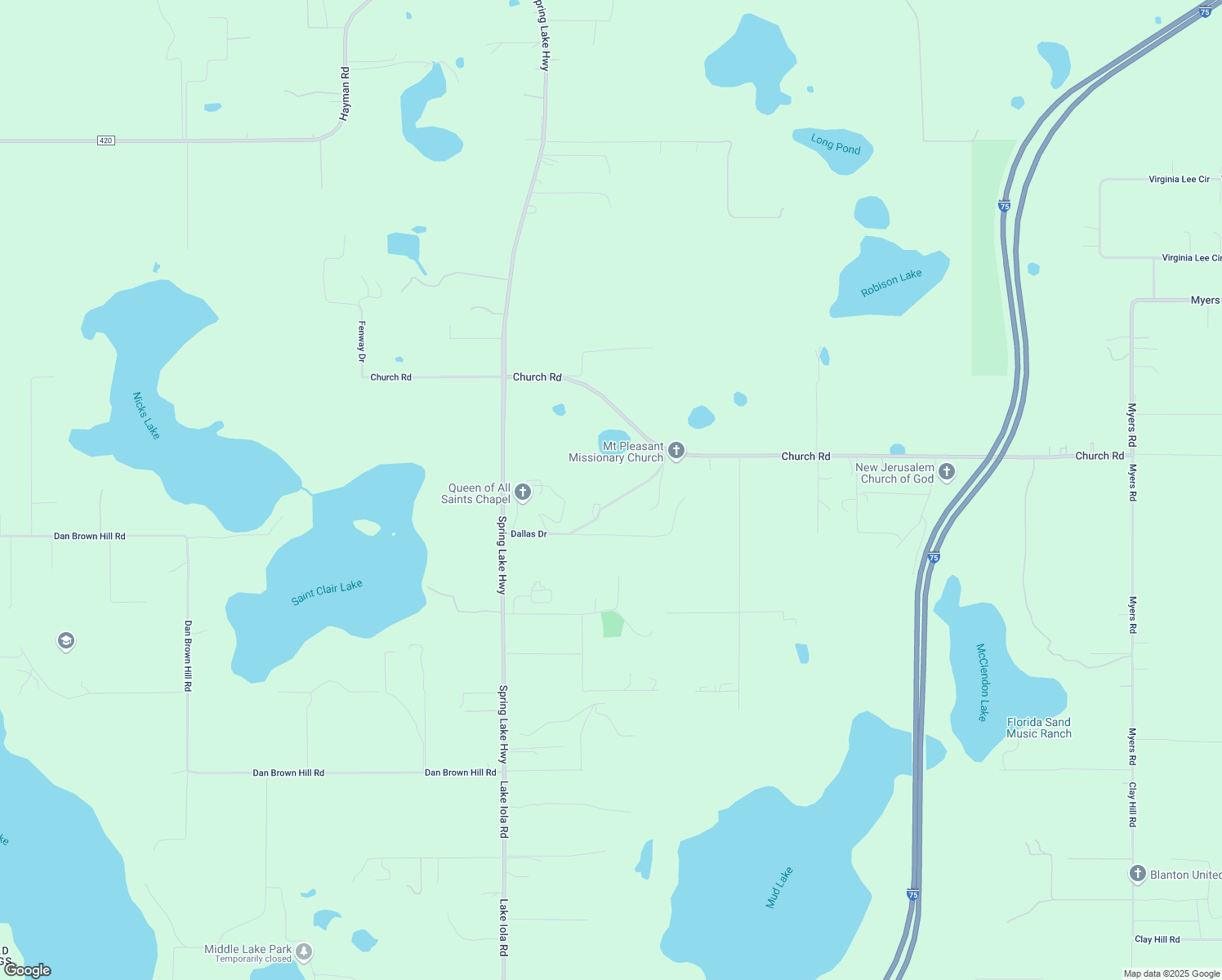 map of restaurants, bars, coffee shops, grocery stores, and more near 26381 Dallas Drive in Brooksville
