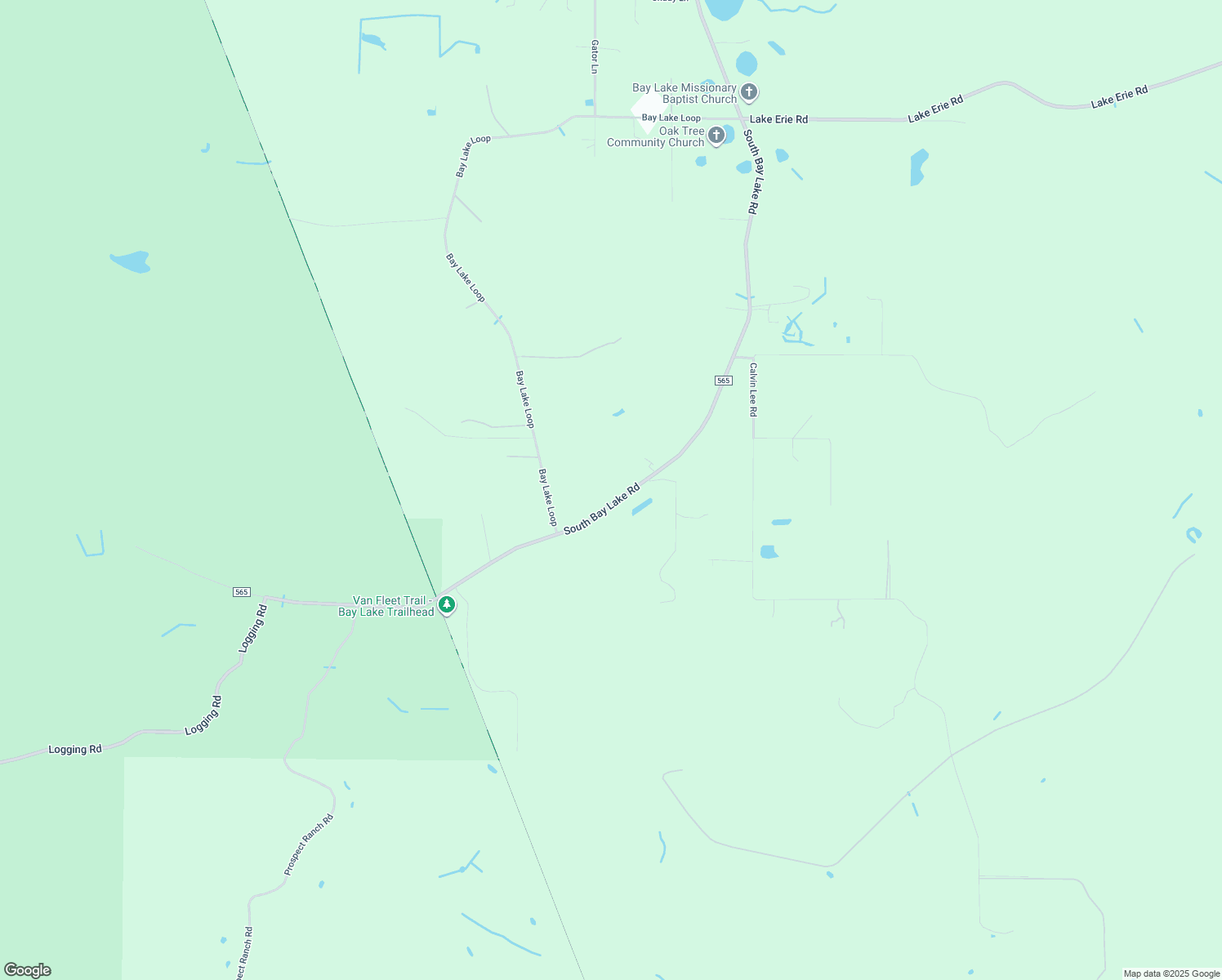 map of restaurants, bars, coffee shops, grocery stores, and more near 7833 Bay Lake Road in Groveland