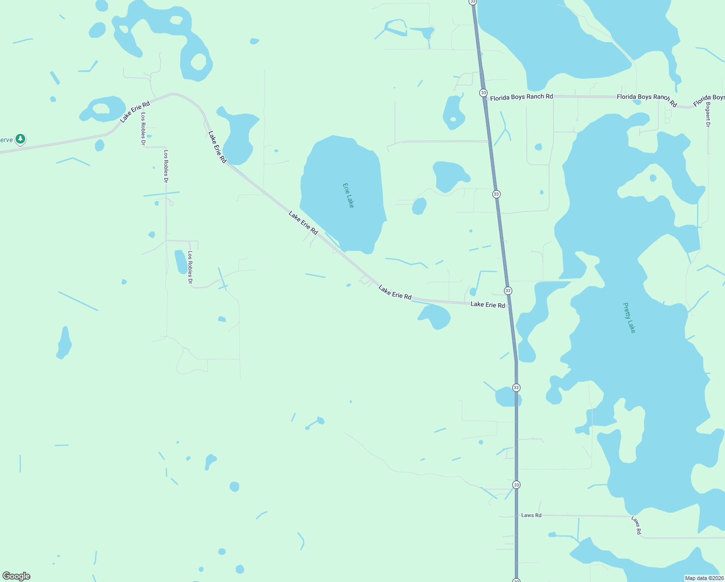 map of restaurants, bars, coffee shops, grocery stores, and more near 6518 Lake Erie Road in Groveland