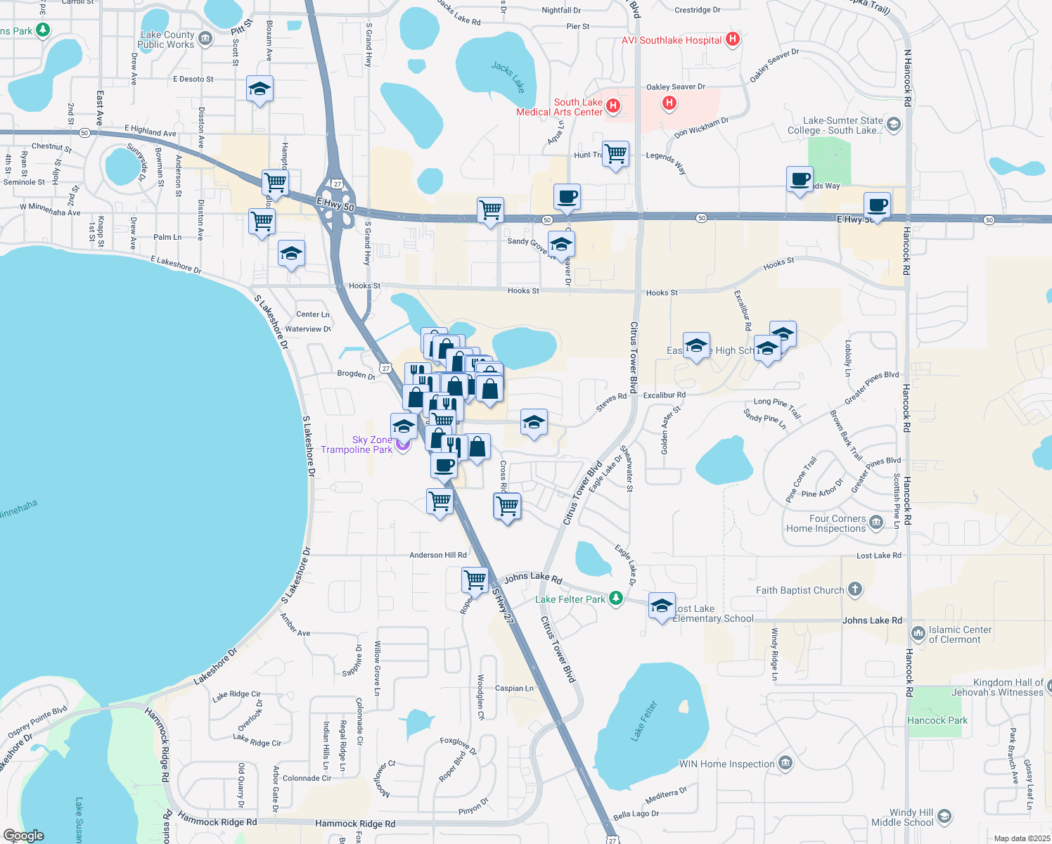 Steve 39 s Road Clermont FL Walk - Lng= 81.7303192 