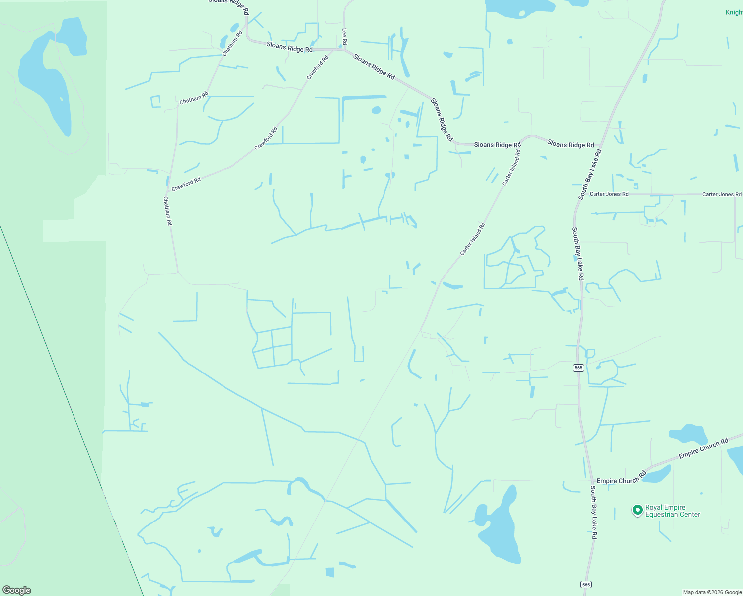 map of restaurants, bars, coffee shops, grocery stores, and more near 1425 Douglas Road in Groveland