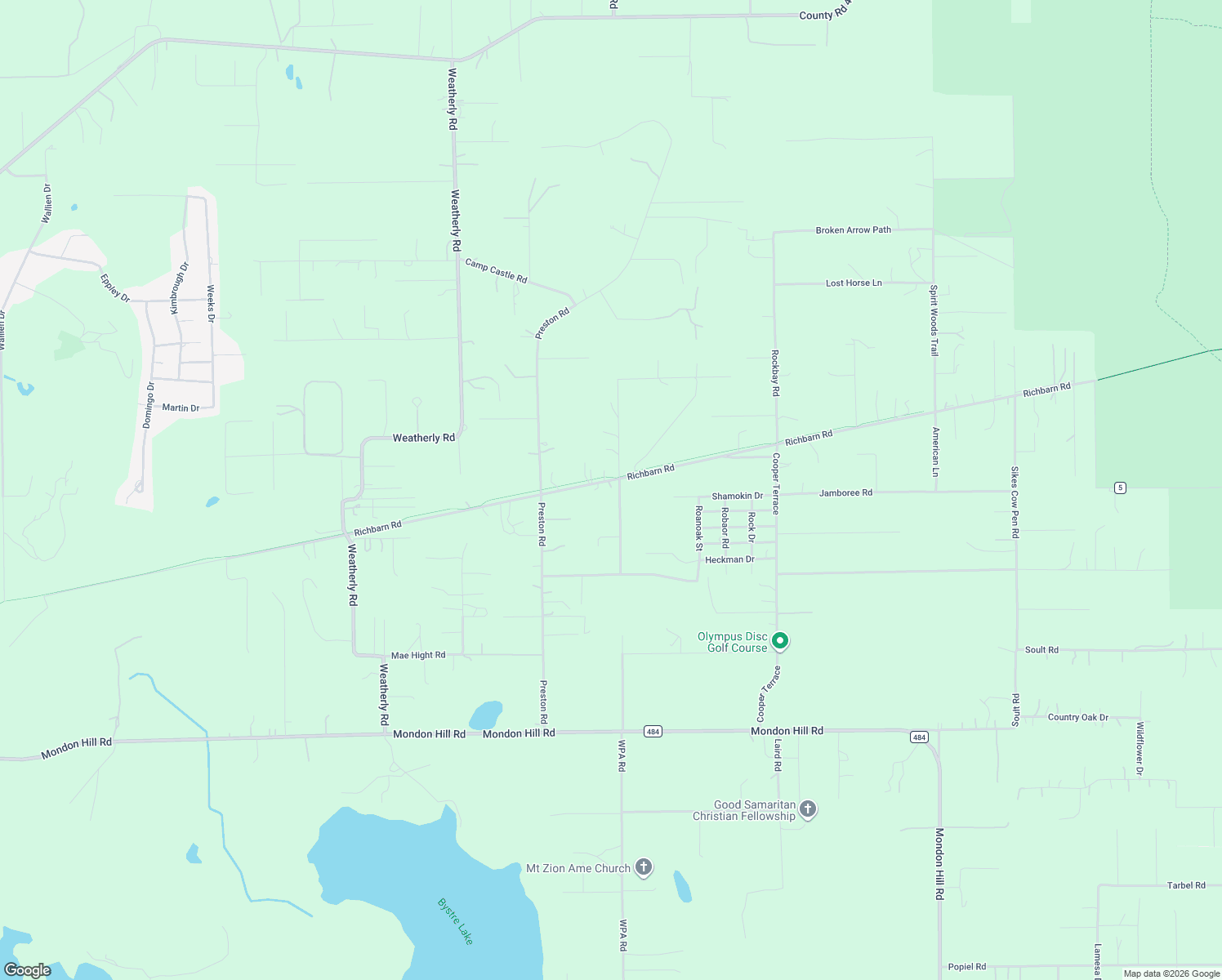 map of restaurants, bars, coffee shops, grocery stores, and more near 25256 Richbarn Road in Brooksville