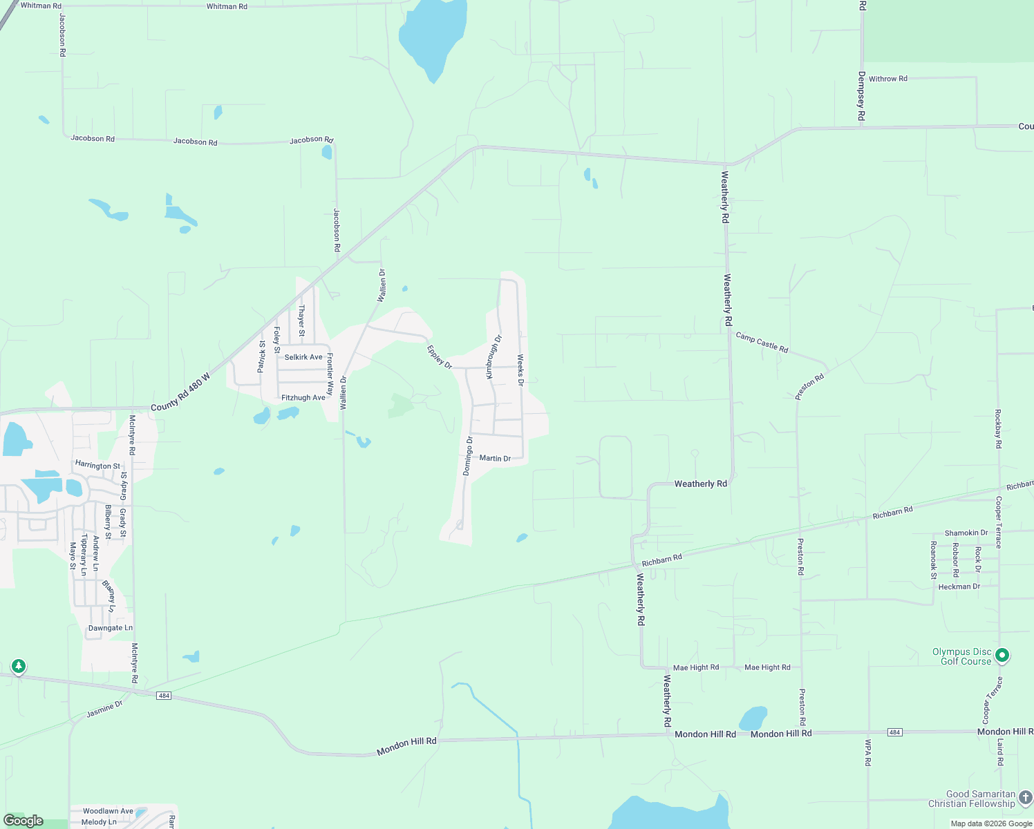 map of restaurants, bars, coffee shops, grocery stores, and more near 10011 Weeks Drive in Brooksville