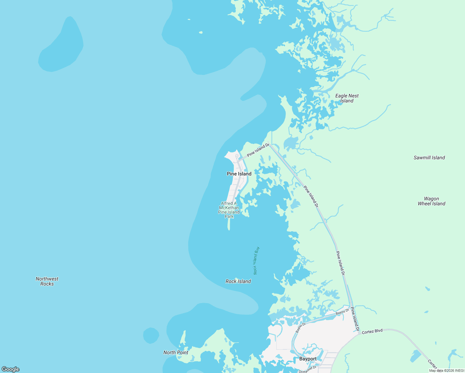 map of restaurants, bars, coffee shops, grocery stores, and more near 3446 Bayview Avenue in Weeki Wachee