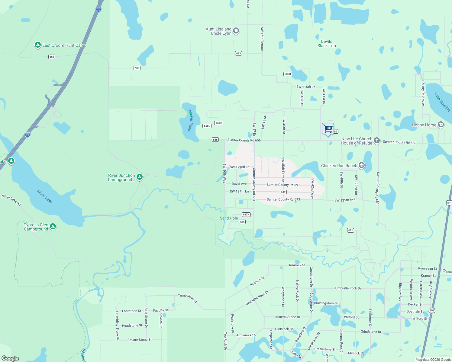 map of restaurants, bars, coffee shops, grocery stores, and more near 4990 David Avenue in Webster