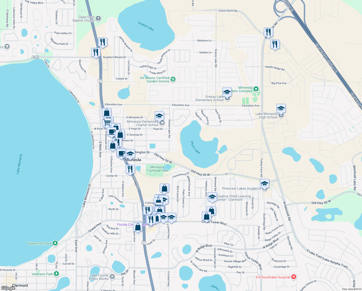 205 Grassy Lake Road, Minneola FL Walk Score