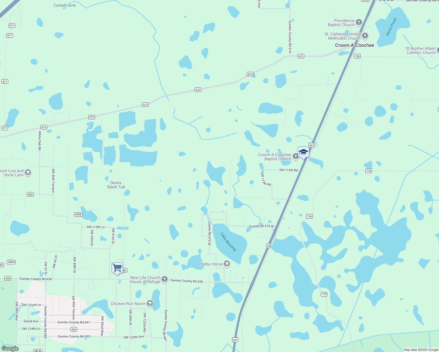 map of restaurants, bars, coffee shops, grocery stores, and more near 11038 Southwest 31st Way in Webster