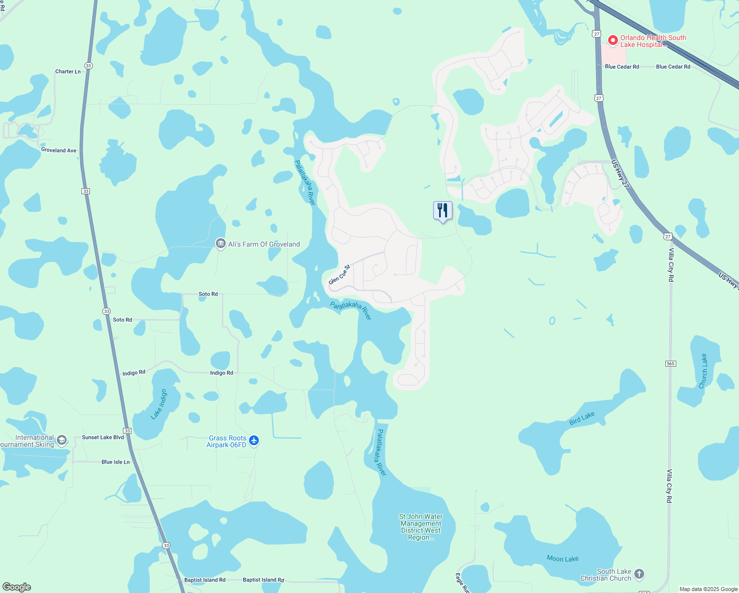 map of restaurants, bars, coffee shops, grocery stores, and more near 20928 Royal Saint Georges Lane in Leesburg