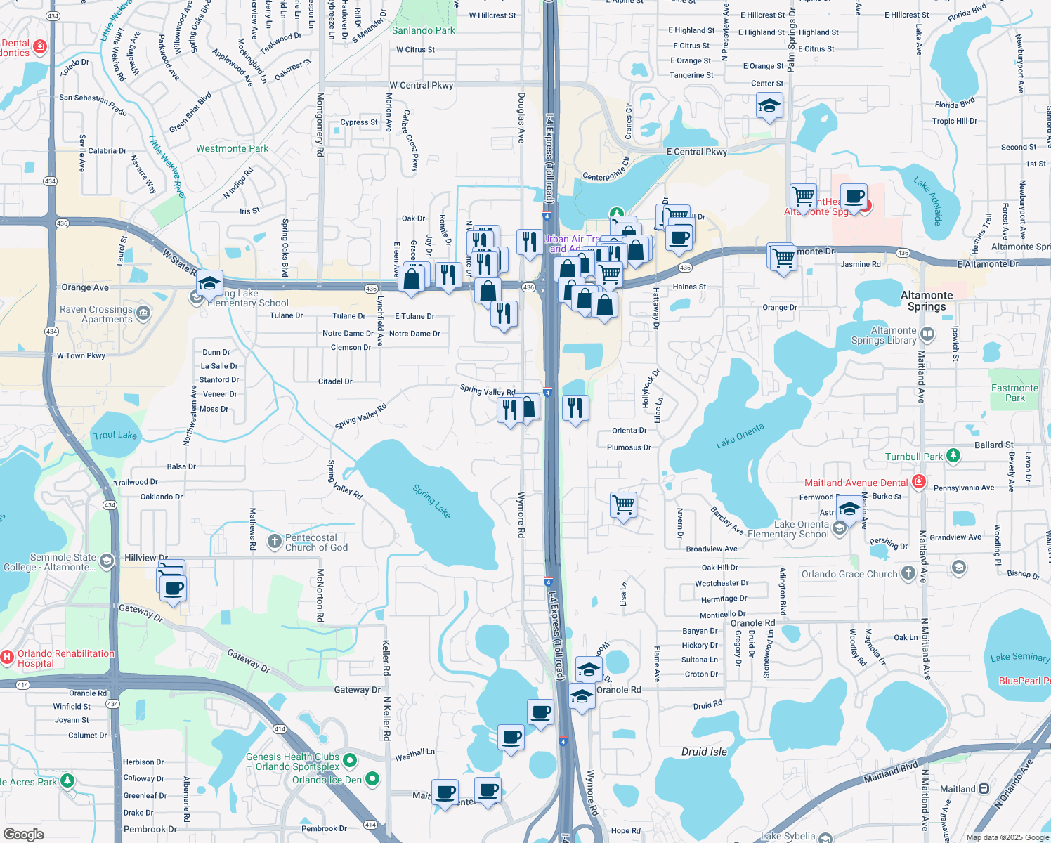 497 Spanish Trace Drive Altamonte - Lng= 81.3901462 