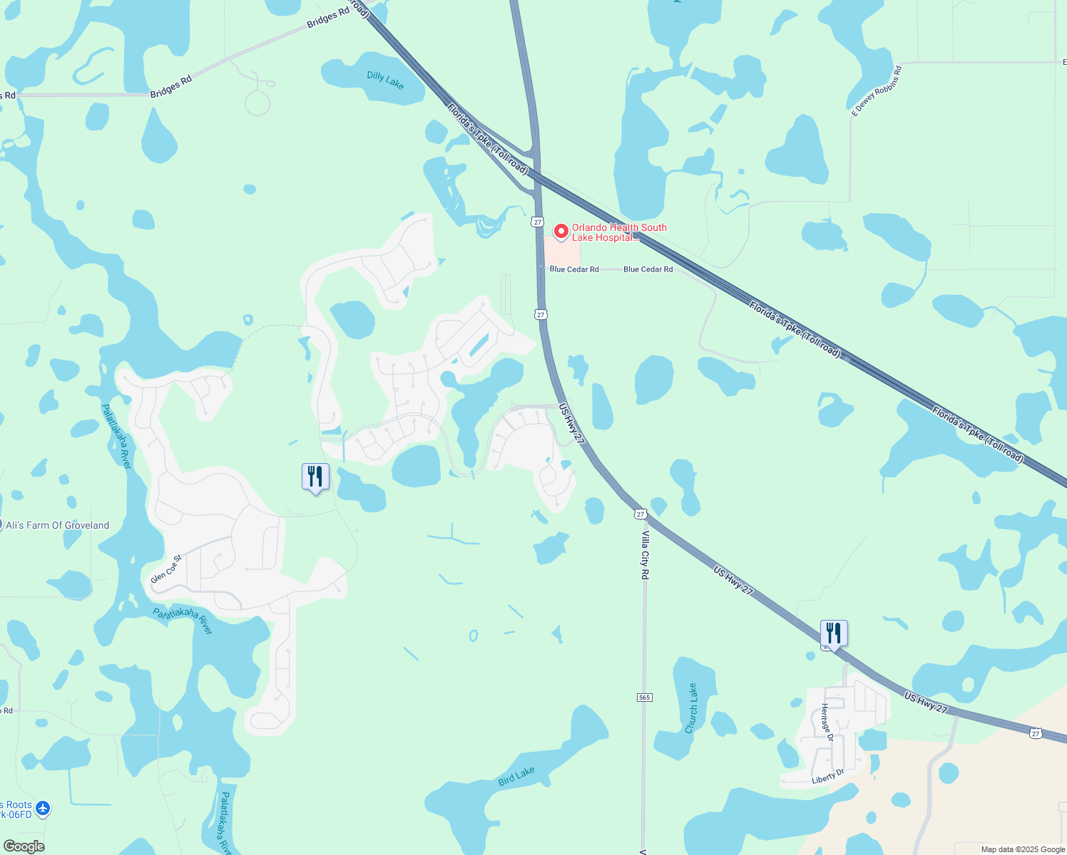 map of restaurants, bars, coffee shops, grocery stores, and more near 21618 King Henry Avenue in Leesburg