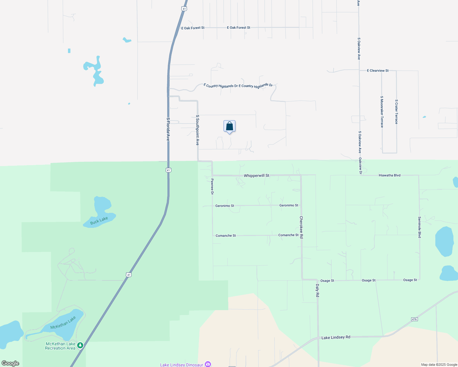 map of restaurants, bars, coffee shops, grocery stores, and more near 25924 Whipperwill Street in Brooksville