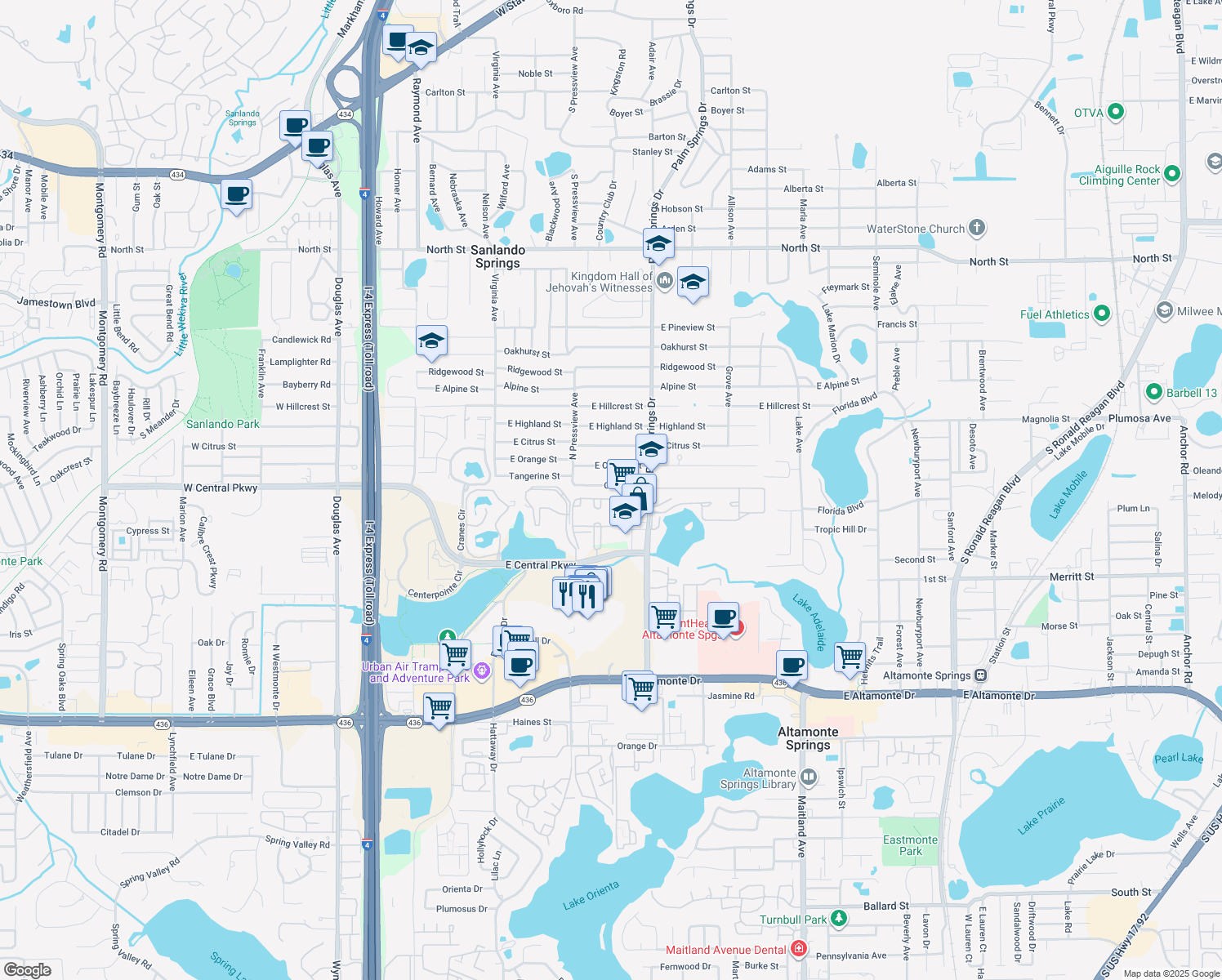 424 Center Street Altamonte Springs - Lng= 81.375992 