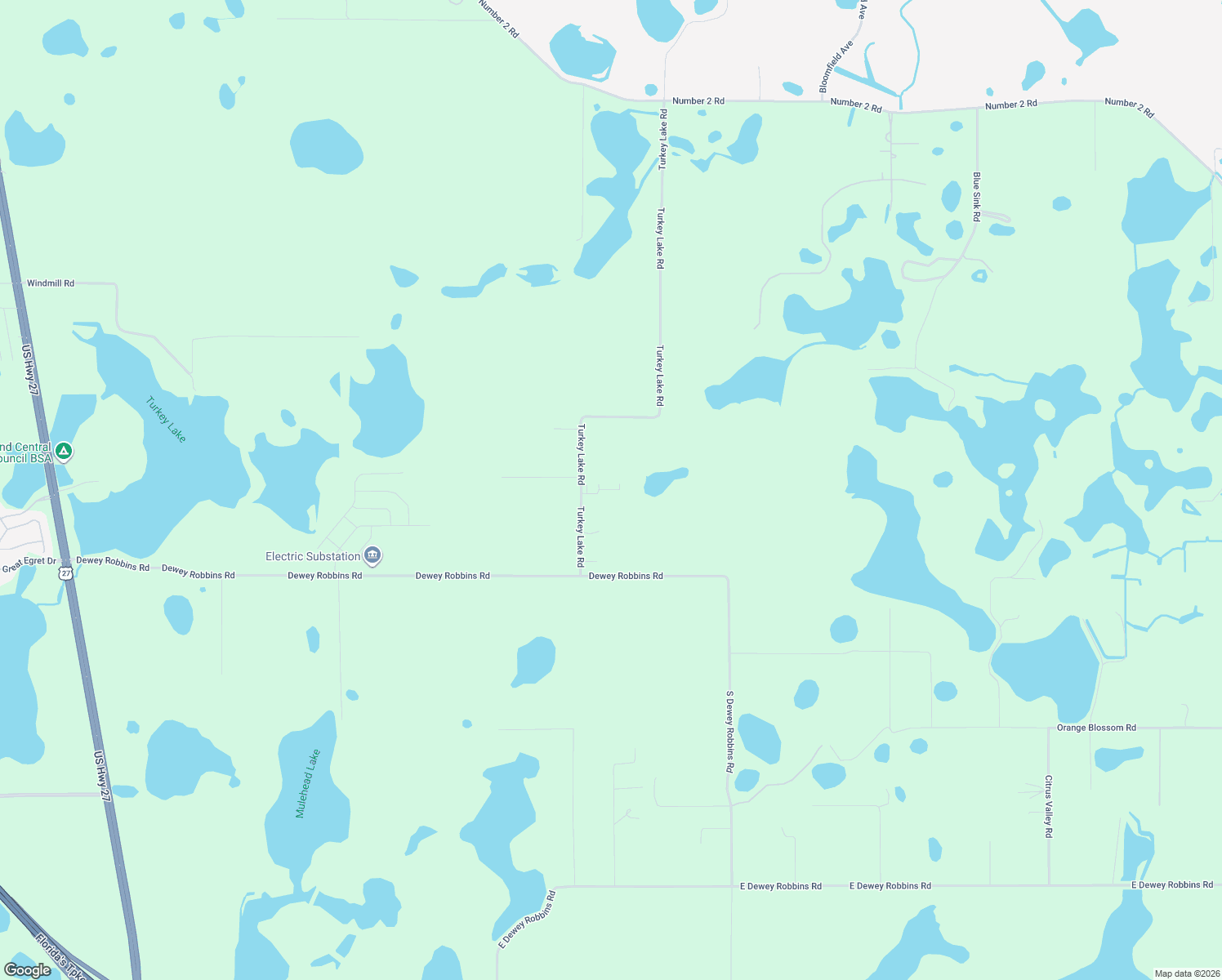 map of restaurants, bars, coffee shops, grocery stores, and more near 24236 Turkey Lake Road in Howey-in-the-Hills