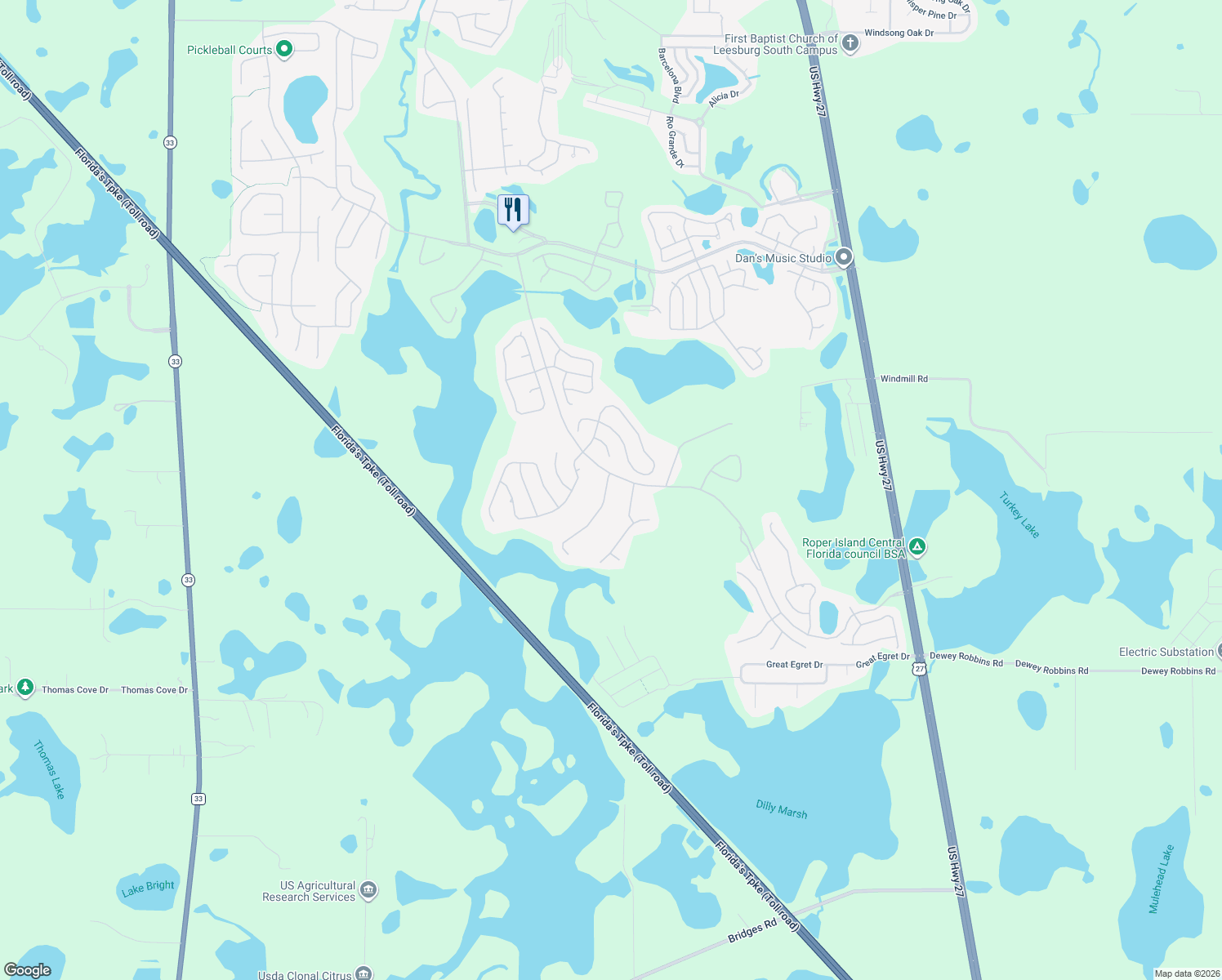 map of restaurants, bars, coffee shops, grocery stores, and more near 4839 Sable Ridge Court in Leesburg