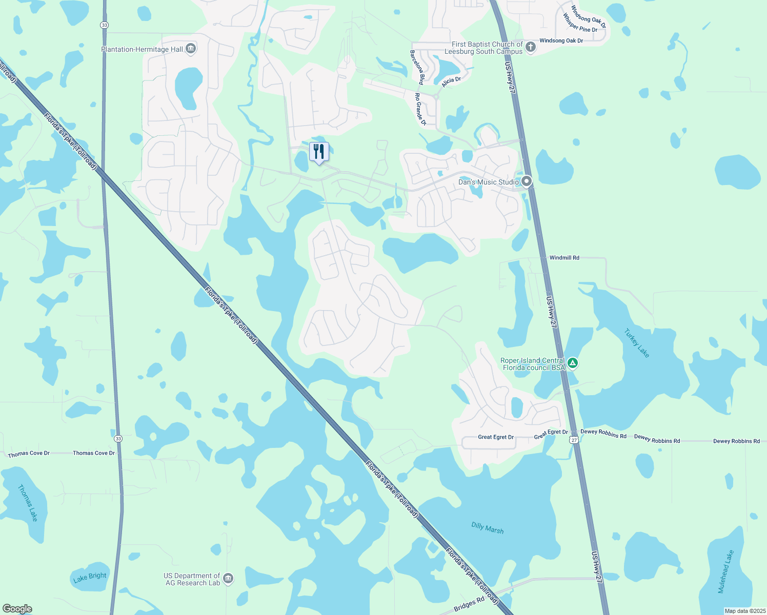 map of restaurants, bars, coffee shops, grocery stores, and more near 24610 Stillridge Court in Leesburg