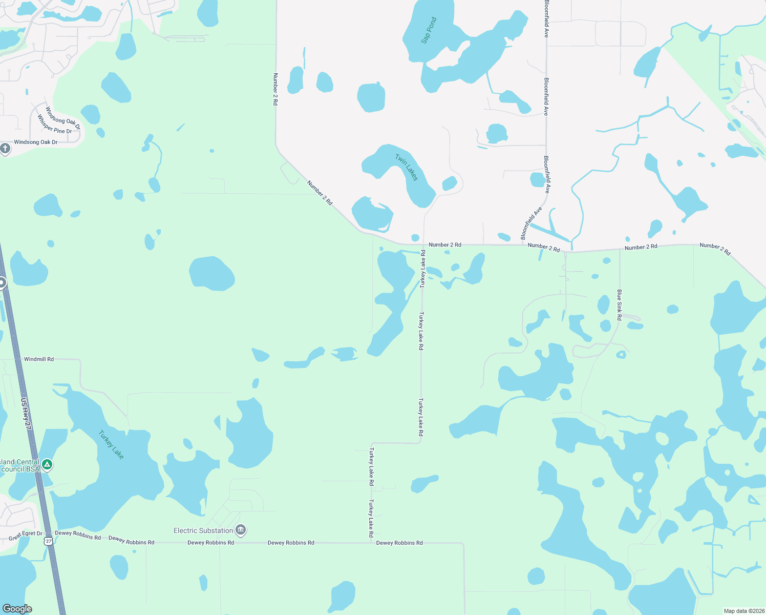 map of restaurants, bars, coffee shops, grocery stores, and more near 25134 Punkin Center Road in Howey-in-the-Hills