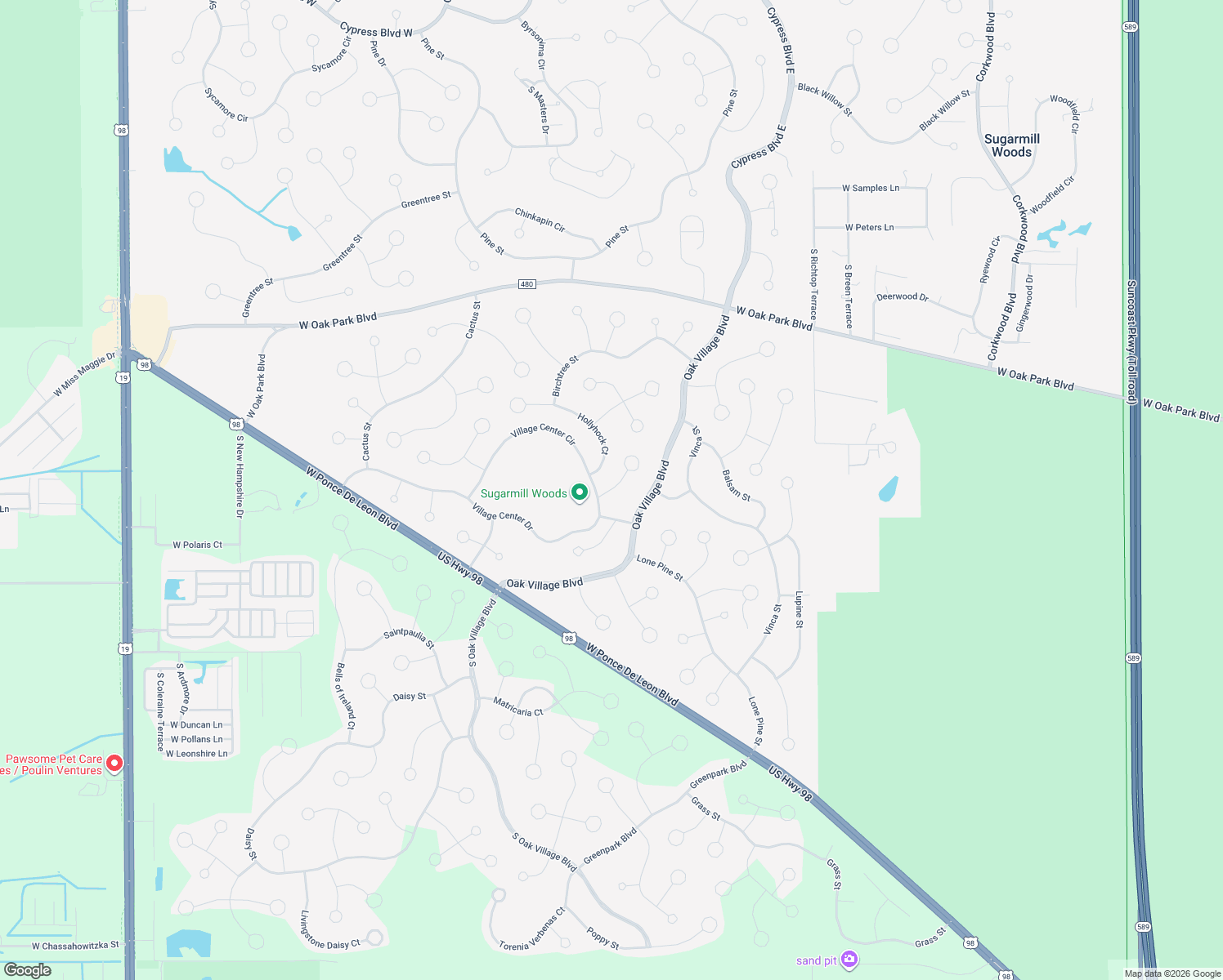 map of restaurants, bars, coffee shops, grocery stores, and more near 6 Begonias Court in Homosassa