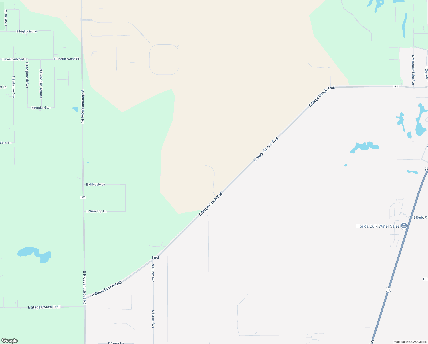 map of restaurants, bars, coffee shops, grocery stores, and more near 4918 East Botany Court in Floral City