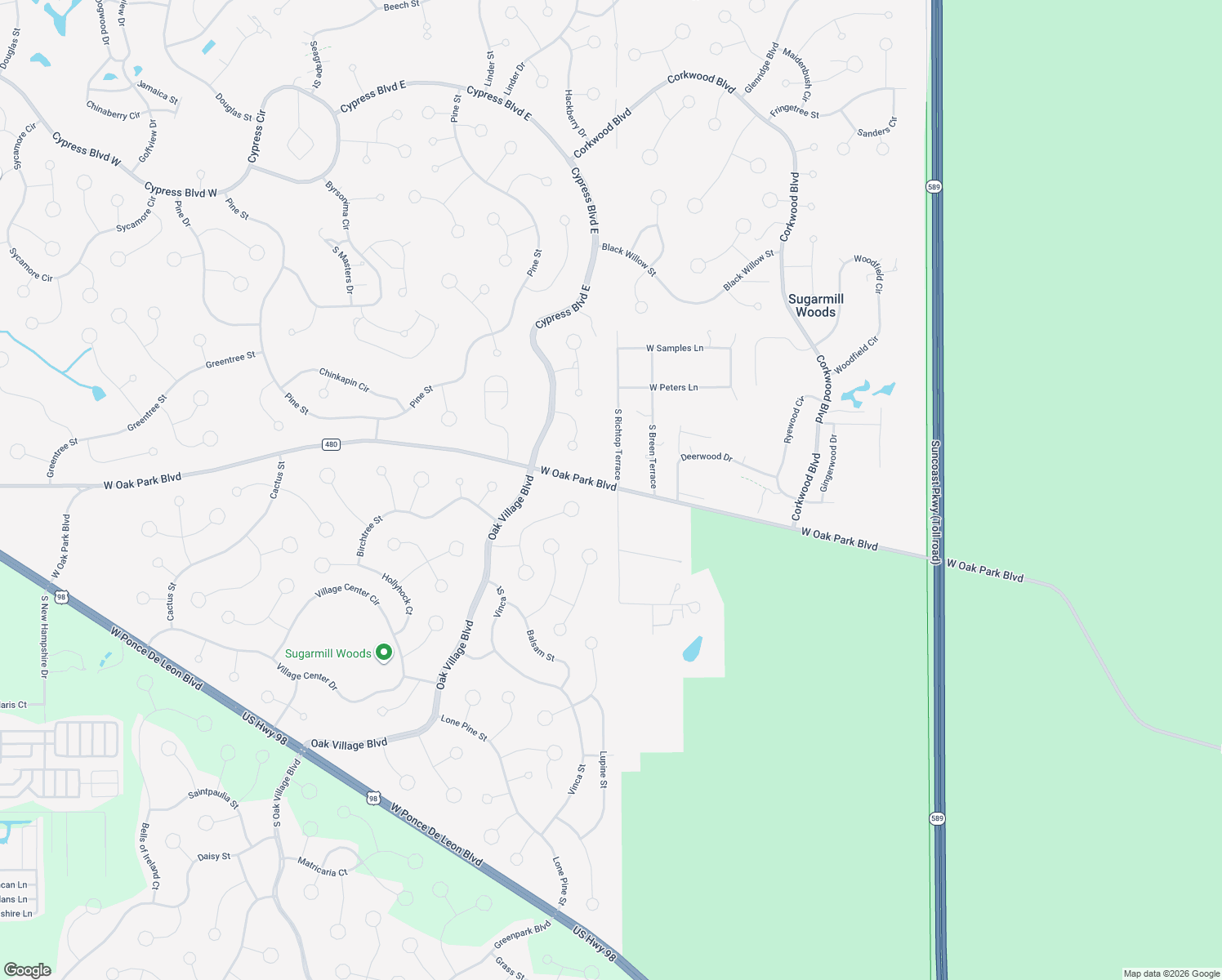 map of restaurants, bars, coffee shops, grocery stores, and more near 5056 West Oak Park Boulevard in Homosassa