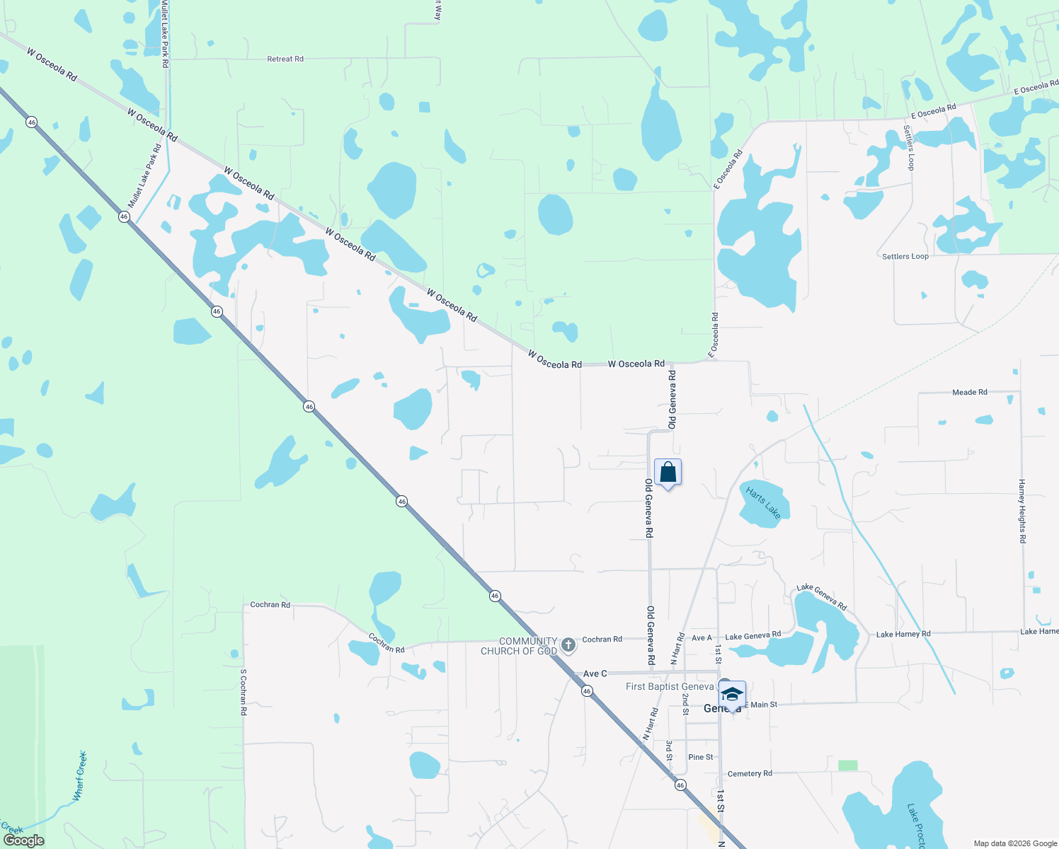 map of restaurants, bars, coffee shops, grocery stores, and more near 941 Little Fawn Lane in Geneva