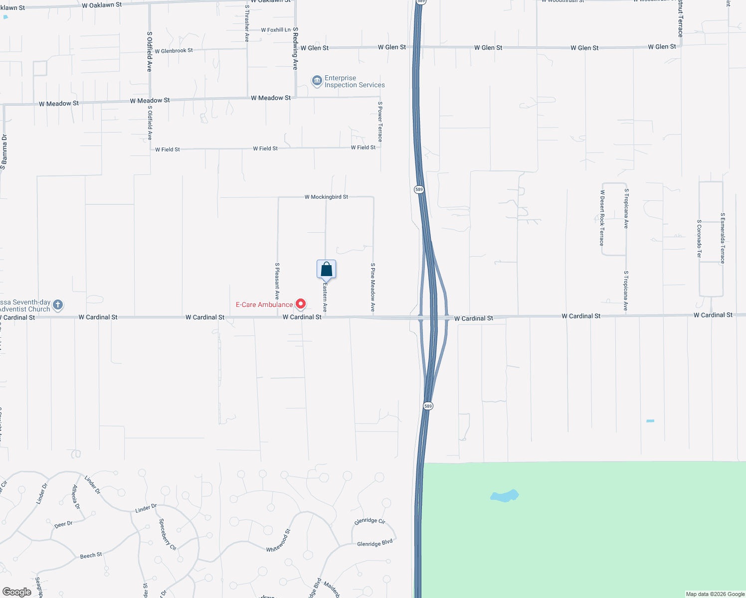 map of restaurants, bars, coffee shops, grocery stores, and more near 6657 South Pine Meadow Avenue in Homosassa