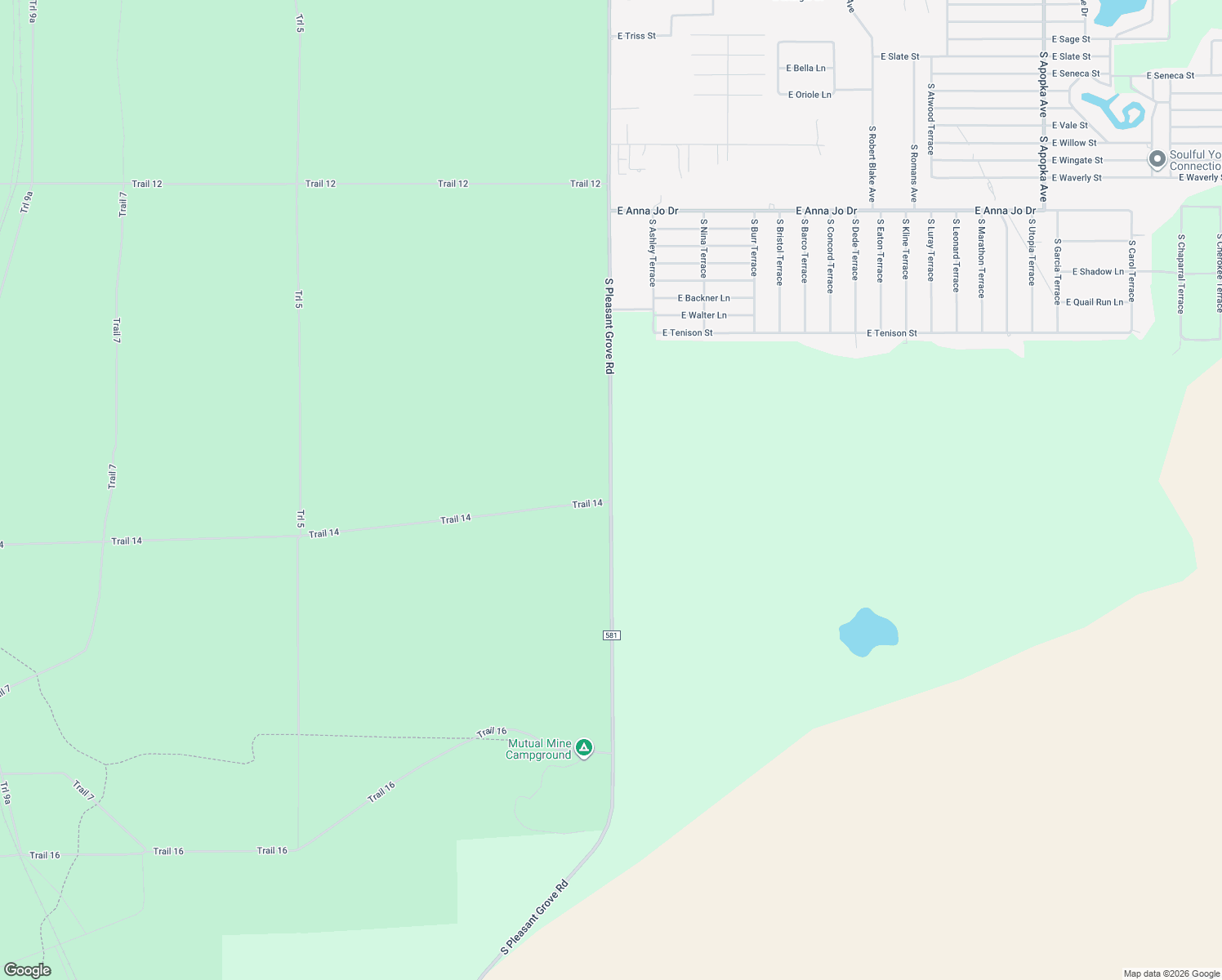 map of restaurants, bars, coffee shops, grocery stores, and more near 7851 South Pleasant Grove Road in Inverness