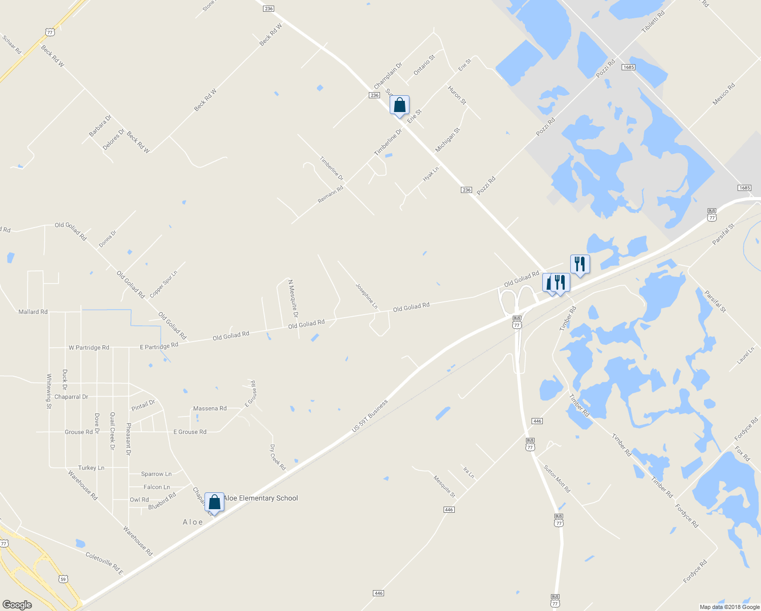 map of restaurants, bars, coffee shops, grocery stores, and more near 23 Josephine Lane in Victoria