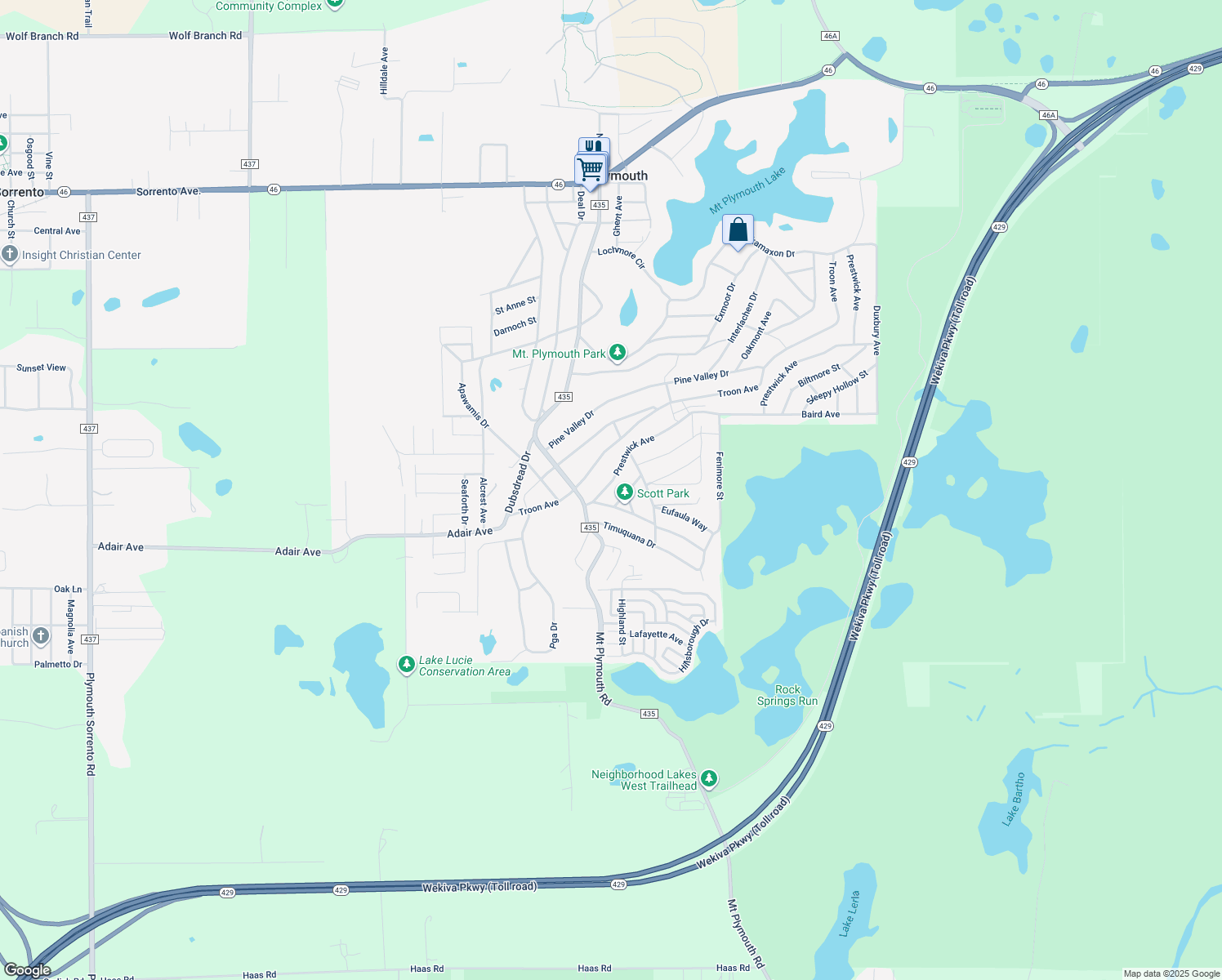 map of restaurants, bars, coffee shops, grocery stores, and more near 30526 Prestwick Avenue in Sorrento