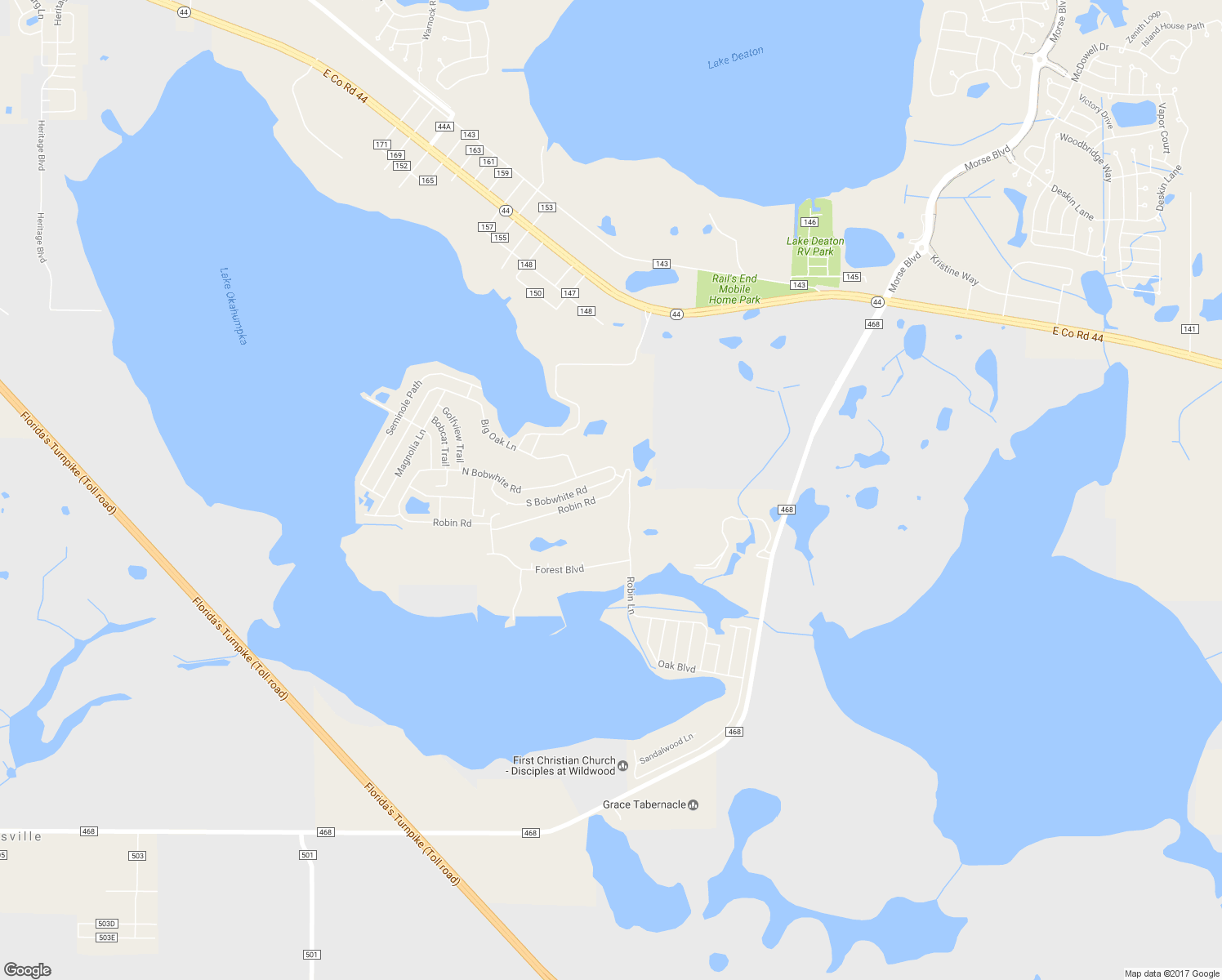 map of restaurants, bars, coffee shops, grocery stores, and more near 88 Robin Road in Wildwood