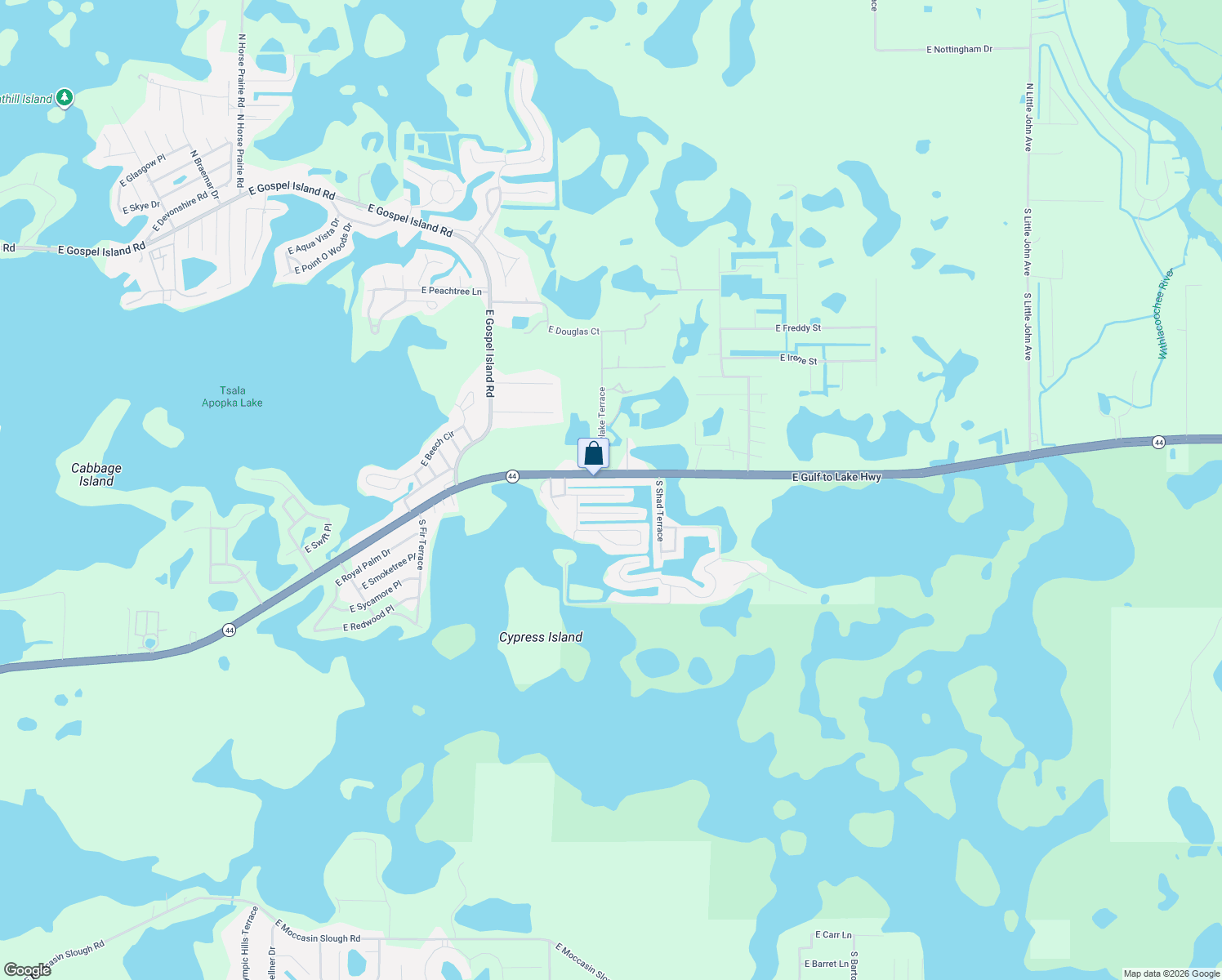 map of restaurants, bars, coffee shops, grocery stores, and more near 10019 East Bluegill Court in Inverness