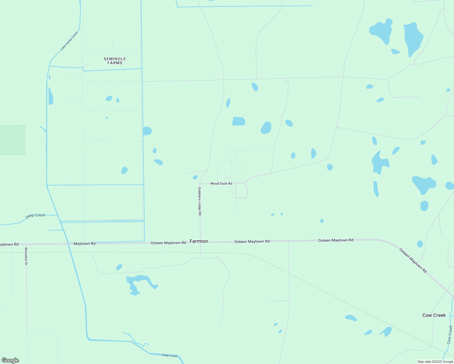 map of restaurants, bars, coffee shops, grocery stores, and more near 503 Thistle Hill Drive in Osteen