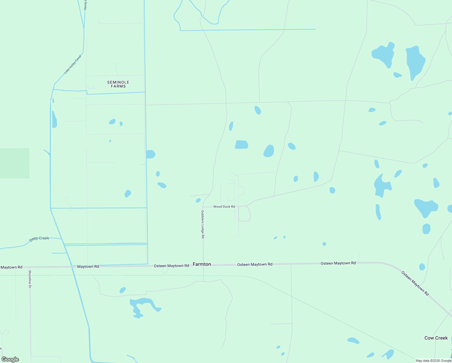 map of restaurants, bars, coffee shops, grocery stores, and more near 590 Thistle Hill Drive in Osteen