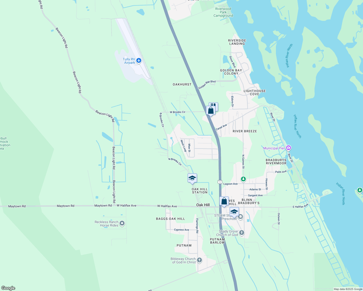 151 West Loop, Oak Hill FL Walk Score