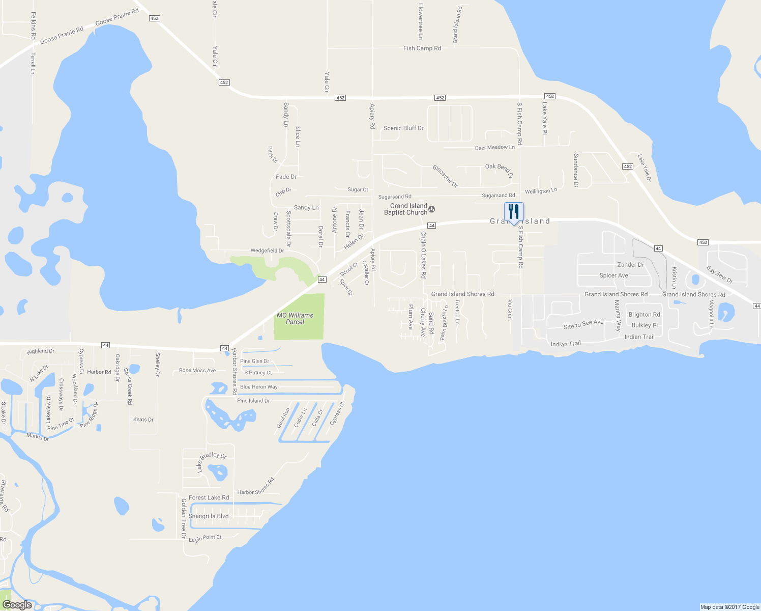 map of restaurants, bars, coffee shops, grocery stores, and more near 36140 Apiary Road in Grand Island