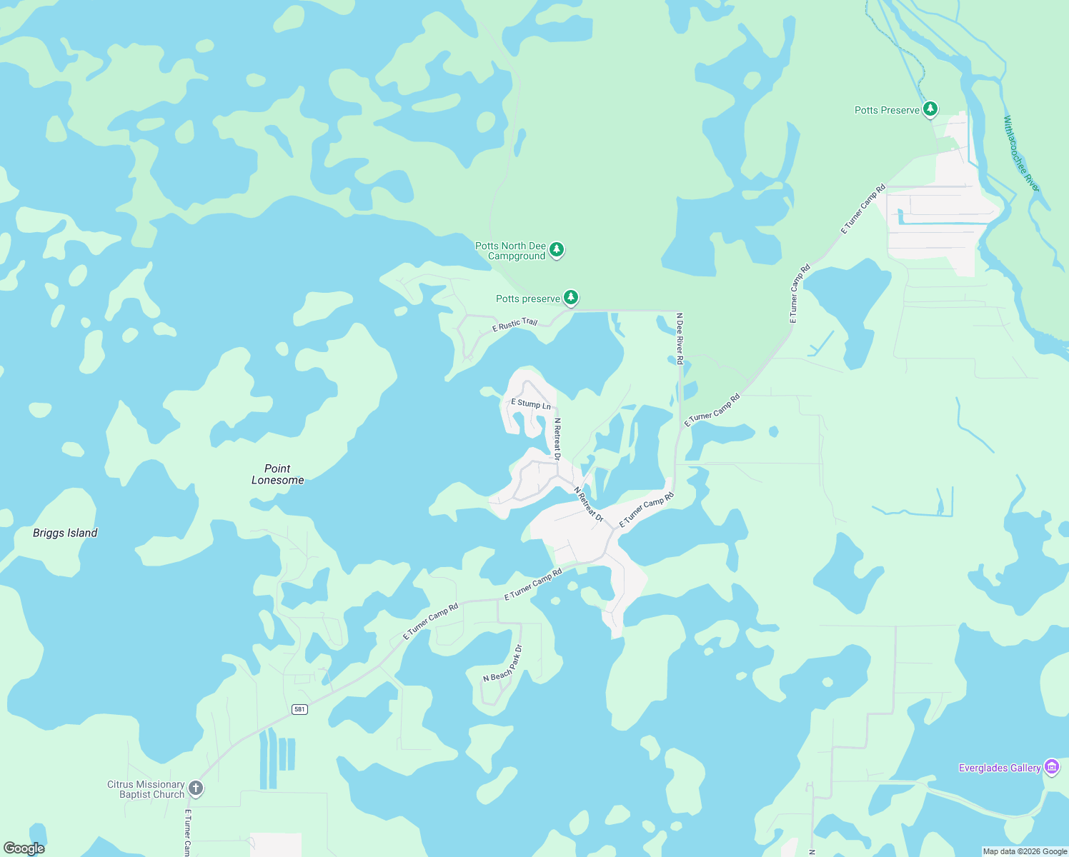 map of restaurants, bars, coffee shops, grocery stores, and more near 2011 North Twig Point in Inverness