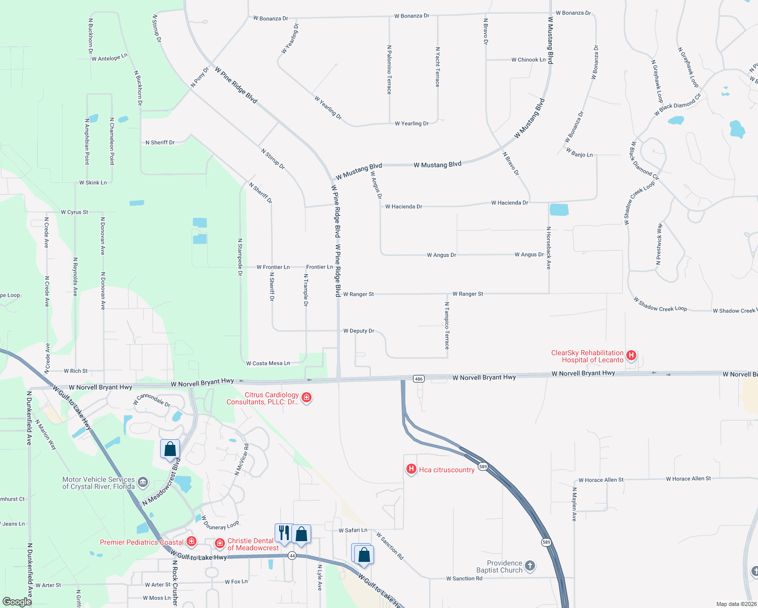 map of restaurants, bars, coffee shops, grocery stores, and more near 5260 West Ranger Street in Beverly Hills