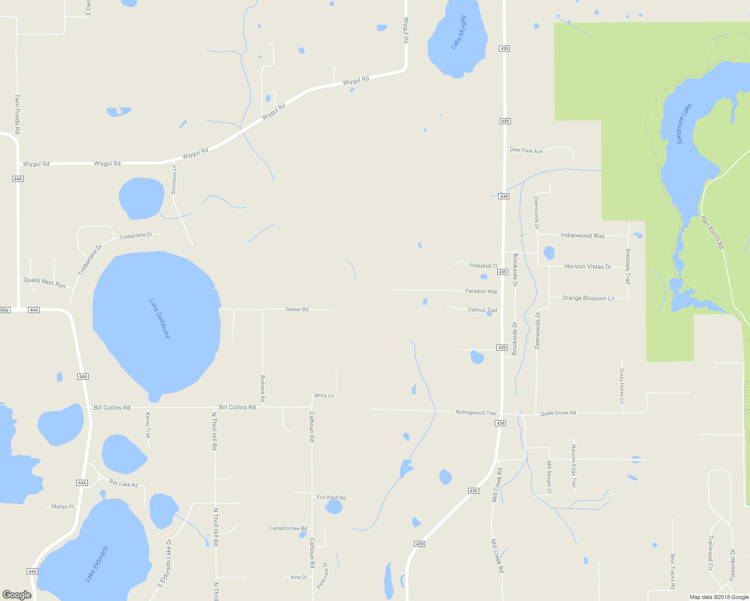 map of restaurants, bars, coffee shops, grocery stores, and more near 21320 Paradise Way in Eustis