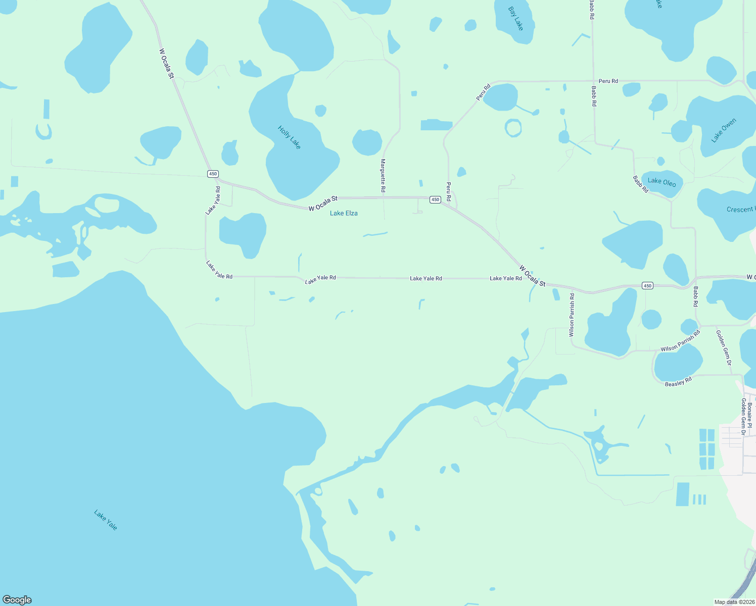 map of restaurants, bars, coffee shops, grocery stores, and more near 14840 Lake Yale Road in Umatilla