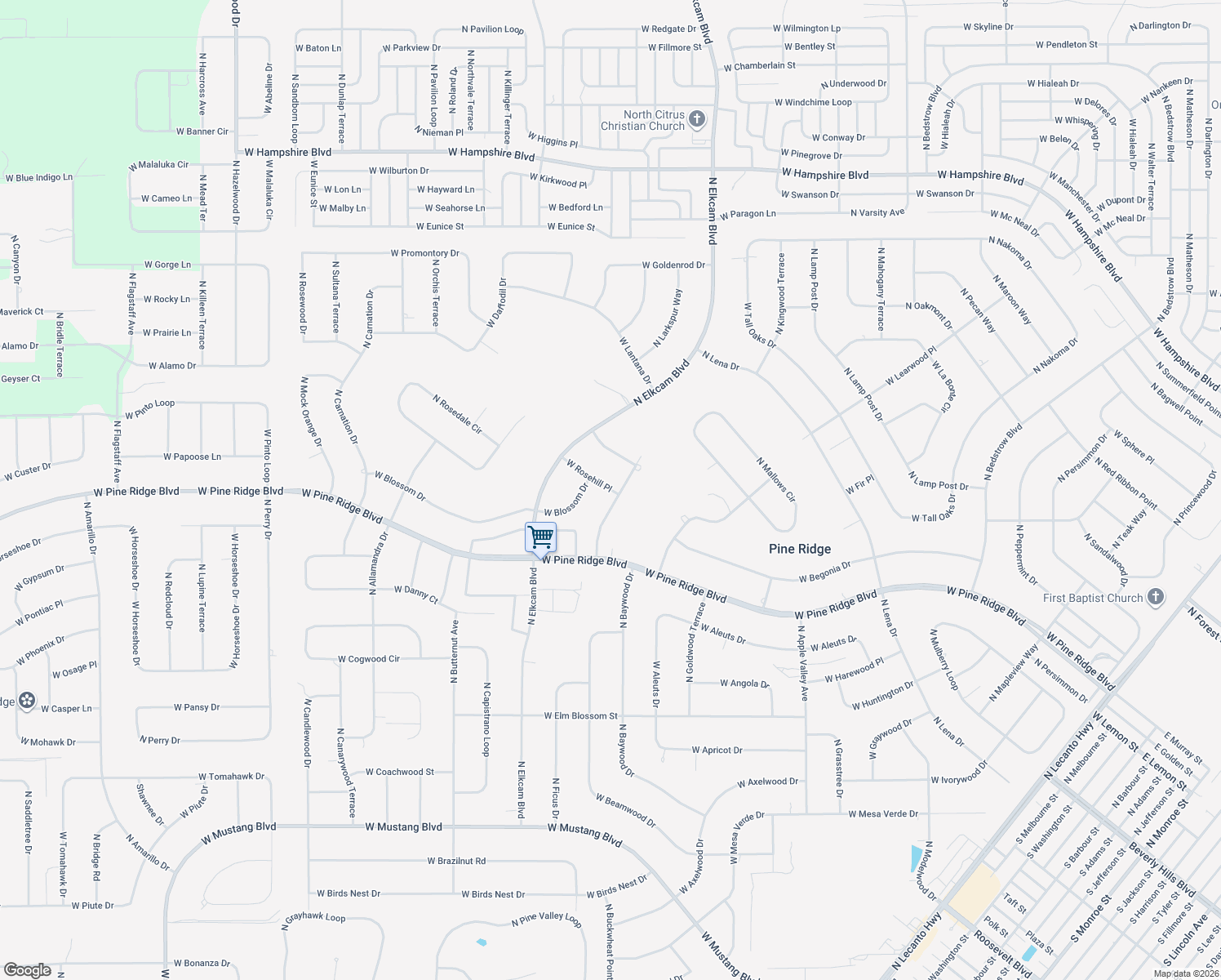 map of restaurants, bars, coffee shops, grocery stores, and more near 2924 West Rosehill Place in Beverly Hills