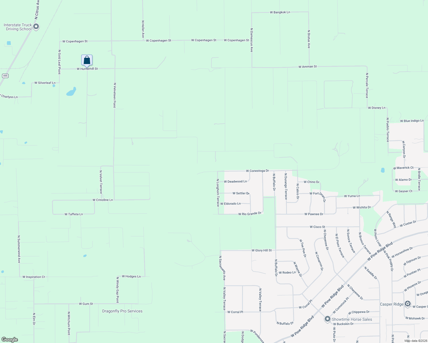 map of restaurants, bars, coffee shops, grocery stores, and more near 6414 West Conestoga Drive in Beverly Hills