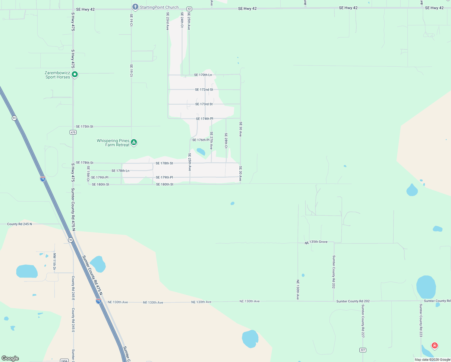 map of restaurants, bars, coffee shops, grocery stores, and more near 2850 Southeast 179th Place in Summerfield