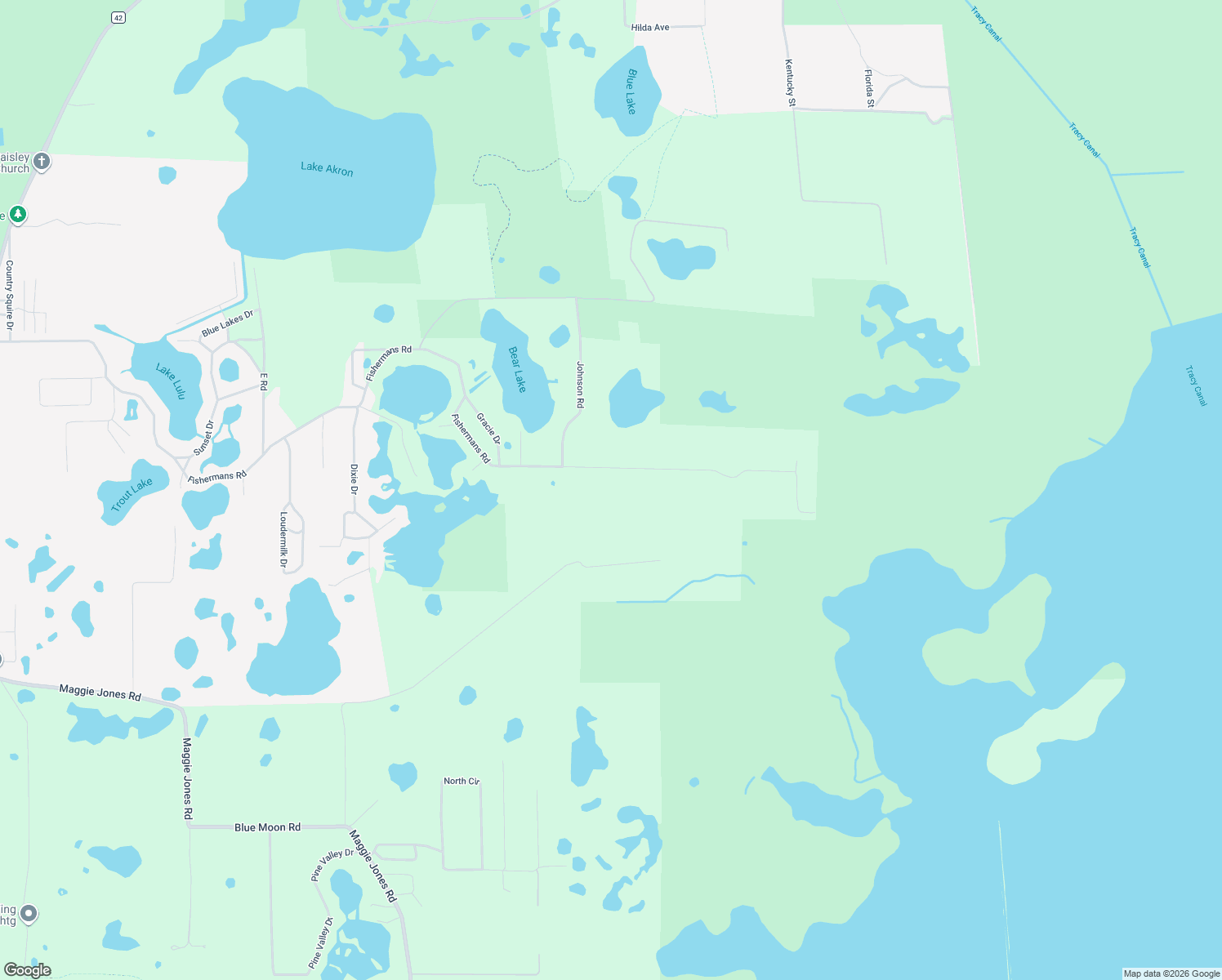map of restaurants, bars, coffee shops, grocery stores, and more near 27050 Fishermans Road in Paisley