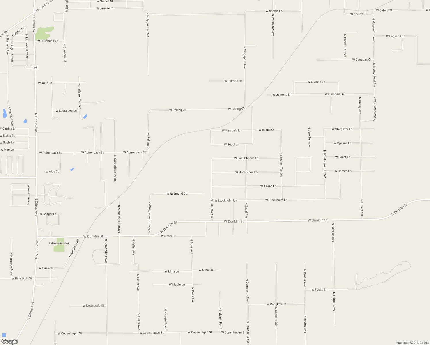 map of restaurants, bars, coffee shops, grocery stores, and more near 6407 West Hollybrook Lane in Dunnellon