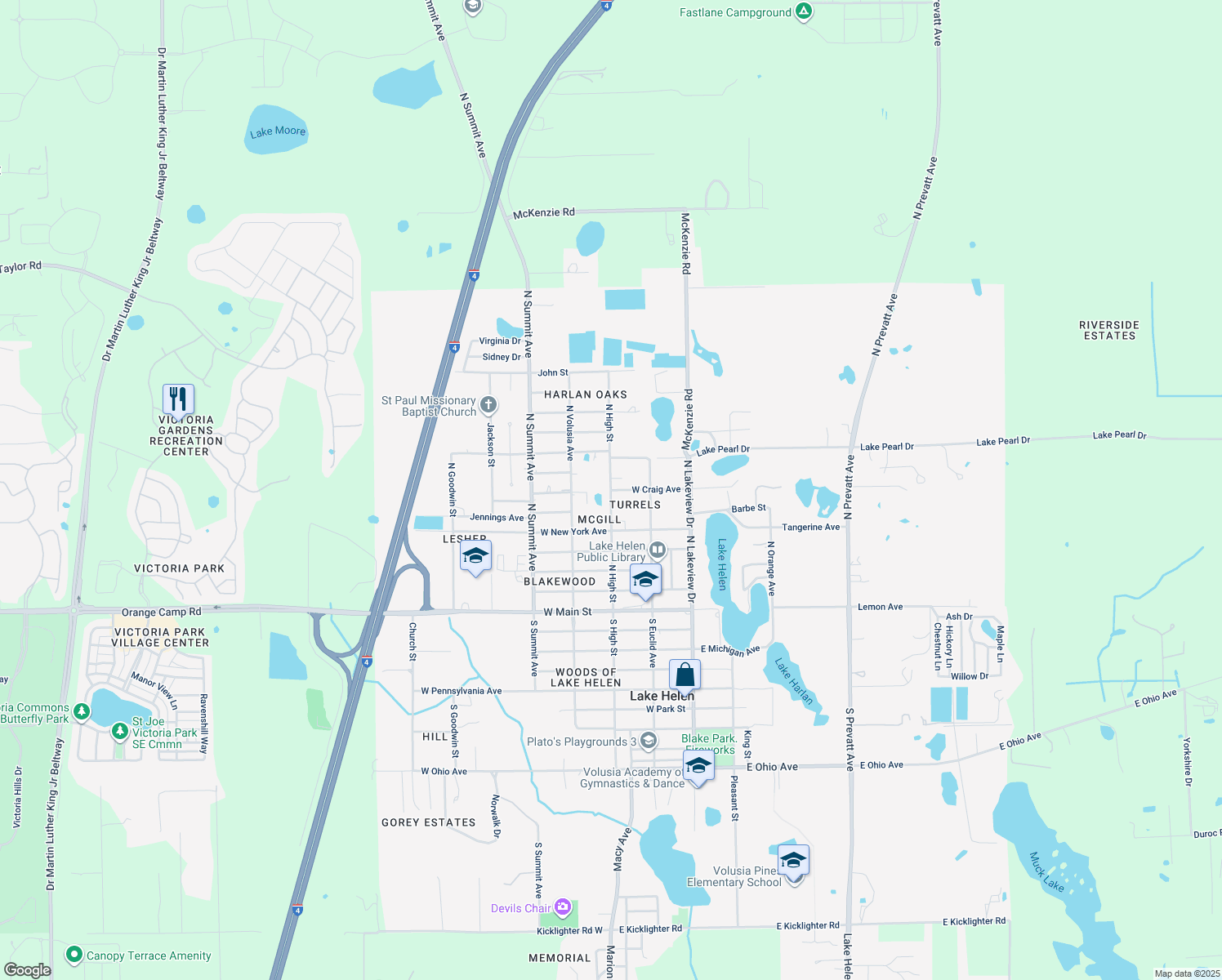North High Street, Lake Helen FL Walk Score