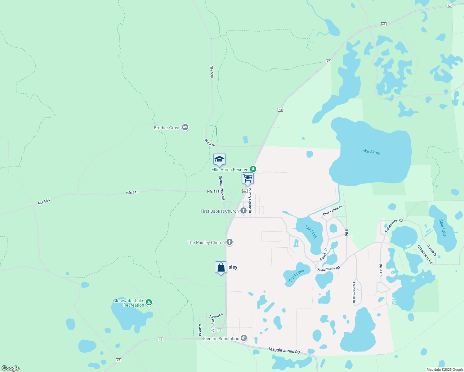 map of restaurants, bars, coffee shops, grocery stores, and more near 44246 Berwick Street in Paisley