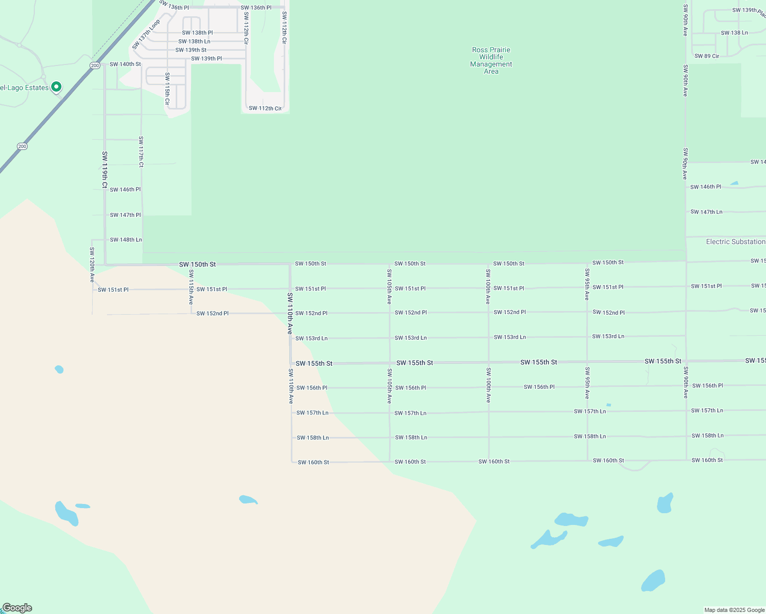map of restaurants, bars, coffee shops, grocery stores, and more near 15220 Southwest 105th Avenue in Dunnellon
