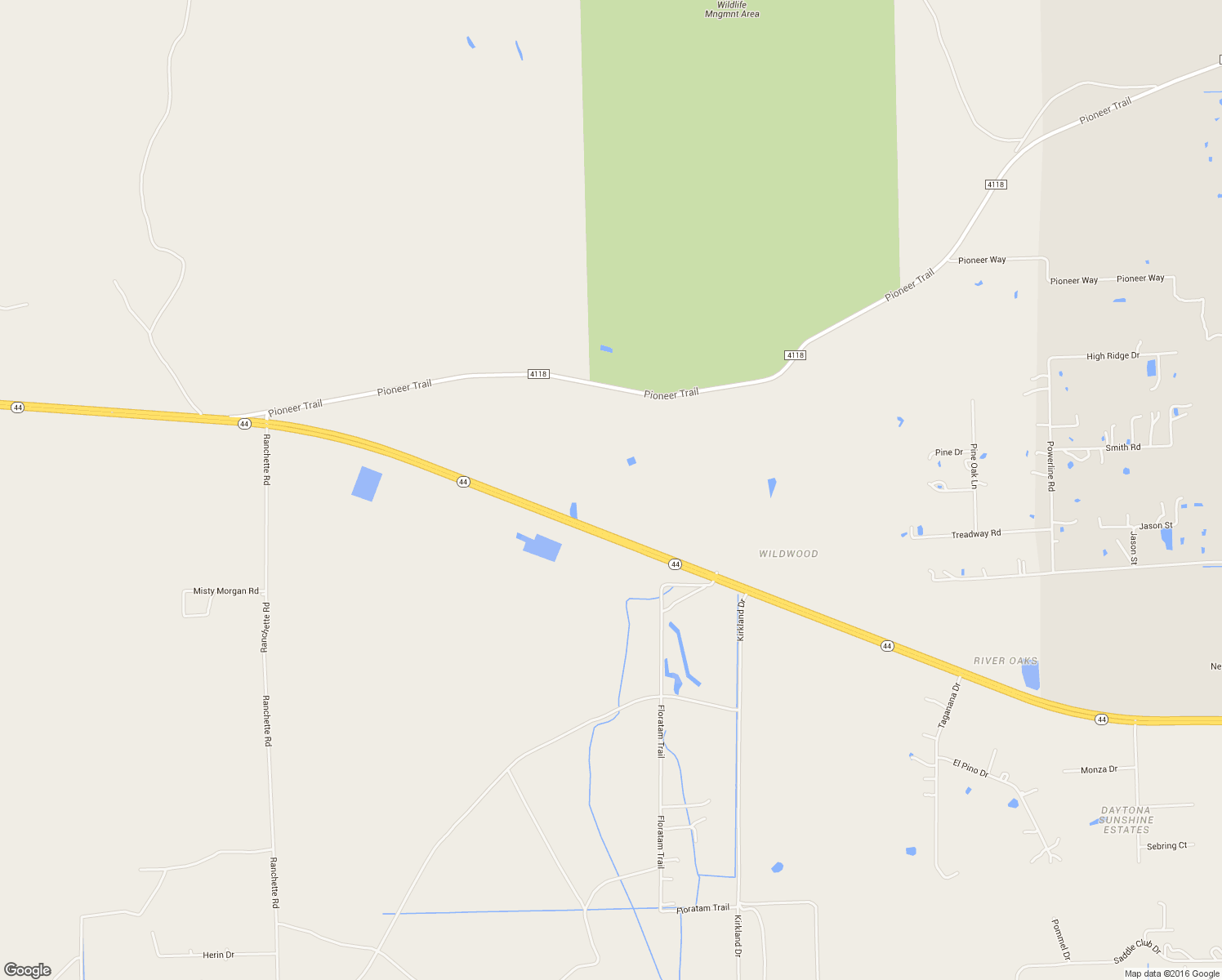 map of restaurants, bars, coffee shops, grocery stores, and more near 4395 Florida 44 in New Smyrna Beach